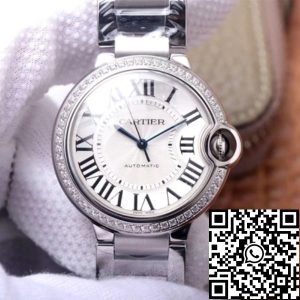 Replica Cartier Ballon Bleu W4BB0017 1:1 Best Edition V6 Factory White Dial Swiss Movement