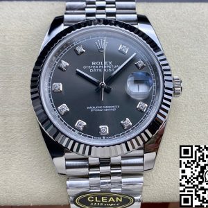 Replica Rolex Datejust M126334-0006 1:1 Best Edition Clean Factory Gray Dial