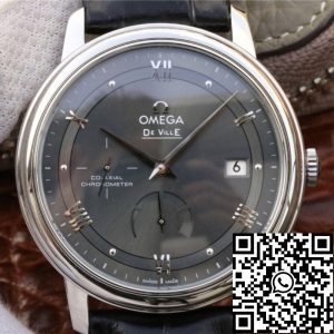 Replica Omega De Ville Prestige 424.13.40.21.06.001 TW Factory 1:1 Best Edition Swiss ETA2824 Gray Dial