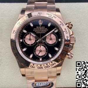 Replica Rolex Daytona M116505-0008 1:1 Best Edition BT Factory Black Dial