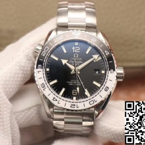Replica Omega Seamaster GMT 215.30.44.22.01.001 600M 1:1 Best Edition VS Factory Black Dial Swiss NH05