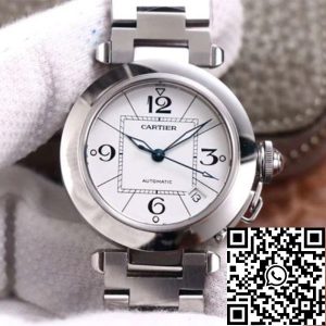 Replica Cartier Pasha W31074M7 1:1 Best Edition V9 Factory White Dial Swiss Cal.049