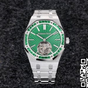 Replica Audemars Piguet Royal Oak Tourbillon 26532IC.EE.1220TI.01 1:1 Best Edition R8 Factory Green Dial