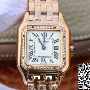 Replica Panthere De Cartier WJPN0009 27MM 1:1 Best Edition 8848 Factory Diamond-set Bezel