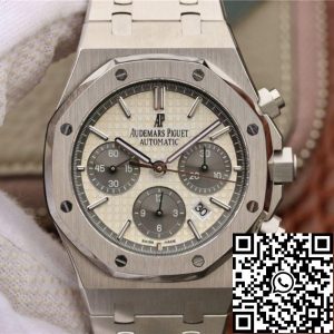 Replica Audemars Piguet Royal Oak Chronograph 26331ST.OO.1220ST OM Factory 1:1 Best Edition Swiss ETA7750 White Dial