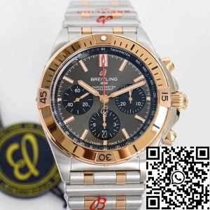 Replica Breitling Chronomat UB0134101B1U1 1:1 Best Edition GF Factory Grey Dial