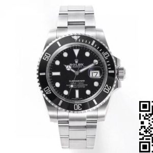 Replica Rolex Submariner 116610LN-97200 1:1 Best Edition ZF Factory Black Dial Stainless Steel Strap