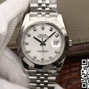 Replica Rolex Datejust M126300 1:1 Best Edition EW Factory Diamond-set Dial