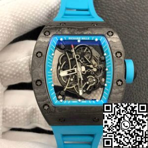 Replica Richard Mille RM055 1:1 Best Edition ZF Factory Blue Rubber Strap
