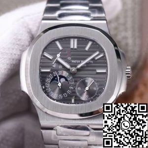 Replica Patek Philippe Nautilus 5712/1A-001 1:1 Best Edition PF Factory Gray Dial Swiss Movement