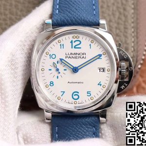 Replica Panerai Luminor Due PAM906 1:1 Best Edition VS Factory White Dial Swiss ETA