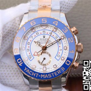 Replica Rolex Yacht-Master M116681-0002 1:1 Best Edition JF Factory Rose Gold