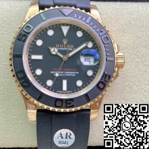 Replica Rolex Yacht Master 116655 1:1 Best Edition AR Factory Black Dial