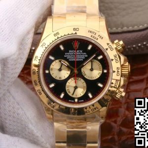 Replica Rolex Daytona Cosmograph M116508-0009 1:1 Best Edition JH Factory 18K Gold