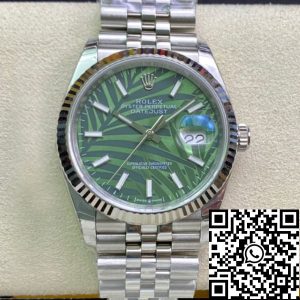 Replica Rolex Datejust M126234-0047 1:1 Best Edition EW Factory Olive Green Dial