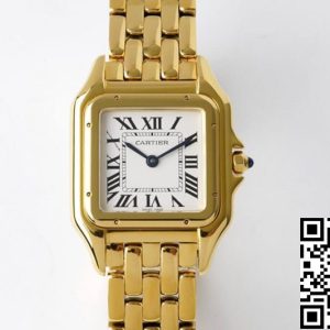 Replica Panthere De Cartier WGPN0009 27MM 1:1 Best Edition BV Factory White Dial