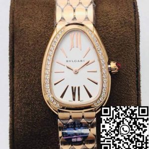 Replica Bvlgari Serpenti 103146 1:1 Best Edition BV Factory Silver White Dial