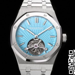 Replica Audemars Piguet Royal Oak Tourbillon 26530PT.OO.1220PT.01 1:1 Best Edition R8 Factory Blue Dial