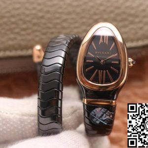 Replica Bvlgari Serpenti 102735 1:1 Best Edition BV Factory Black Dial