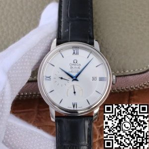 Replica Omega De Ville Series 424.53.40.21.04.001 ZF factory 1:1 Best Edition white dial Swiss Cal.2627