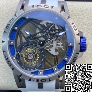 Replica Roger Dubuis Excalibur RDDBEX0479 1:1 Best Edition BBR Factory Tourbillon Rubber Strap