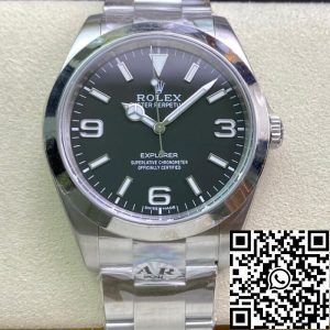 Replica Rolex Explorer M214270-0003 39MM 1:1 Best Edition AR Factory Black Dial