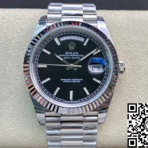 Replica Rolex Day Date M228236-0003 1:1 Best Edition EW Factory Black Dial