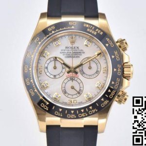 Replica Rolex Cosmograph Daytona 116518LN-0037 1:1 Best Edition Clean Factory Mother-of-pearl Dial