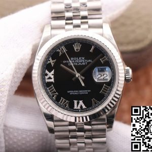 Replica Rolex Datejust M126233 36MM 1:1 Best Edition EW Factory Black Dial