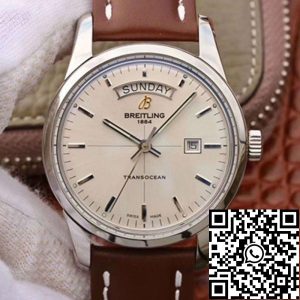 Replica Breitling Transocean Day & Date A4531012/G751/437X/A20BA.1 1:1 Best Edition Swiss ETA2836 White Dial