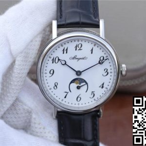 Replica Breguet Classique Moonphase 9087BB/29/964 1:1 Best Edition TW Factory White Dial