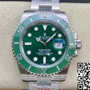 Replica Rolex Submariner 116610LV-97200 1:1 Best Edition ZF Factory Green Dial Stainless Steel Strap
