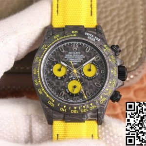 Replica Rolex Daytona Diw Retrofit Version 1:1 Best Edition WWF Factory Carbon Fiber Dial