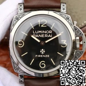 Replica Panerai Luminor 1950 PAM00972 Firenze 3 Days Acciaio 1:1 Best Edition Swiss Manual Winding Movement Black Dial