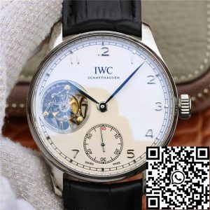 Replica IWC Portuguese Tourbillon 1:1 Best Edition ZF Factory White Dial