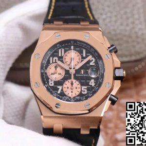 Replica Audemars Piguet Royal Oak Offshore 26470OR 1:1 Best Edition JF Factory Black Dial