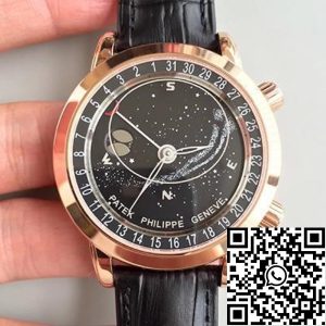 Replica Patek Philippe Grand Complications 6102R-001 TW Factory 1:1 Best Edition Swiss ETA240 Celestial Black Rotating Dial