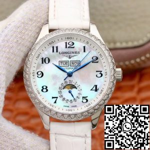 Replica LONGINES Master Collection L2.503.0.83.3 TW Factory Mechanical Watches 1:1 Best Edition Swiss ETA600 Leather Watch Strap