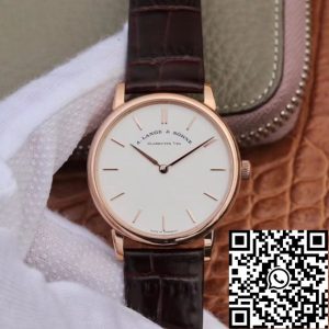 Replica A. Lange & Sohne Saxonia Thin 201.033 1:1 Best Edition SV Factory white dial Swiss ETA2892