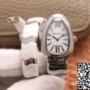 Replica Bvlgari Serpenti 1:1 Best Edition BV Factory Stainless Steel Diamond