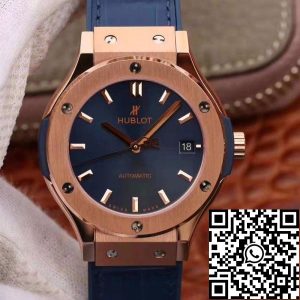 Replica Hublot Classic Fusion 511.OX.7180.LR JJ Factory Men Watches 1:1 Best Edition Swiss ETA2892 Blue Dial