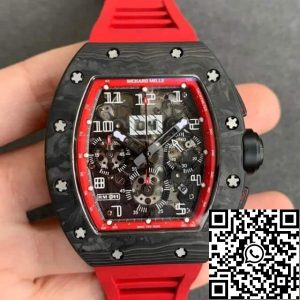 Replica Richard Mille RM-011 1:1 Best Edition KV Factory V2 Black Forged Carbon Case