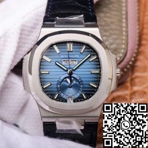 Replica Patek Philippe Nautilus 5726/1A-014 1:1 Best Edition PF Factory Black Strap Swiss ETA324