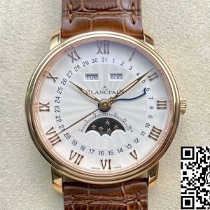Replica Blancpain Villeret 6654 1:1 Best Edition OM Factory V3 Gold Case
