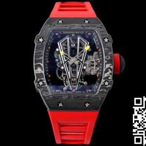 Replica Richard Mille RM27-03 Rafael Nadal Tourbillon 1:1 Best Edition RM Factory Red Rubber Strap