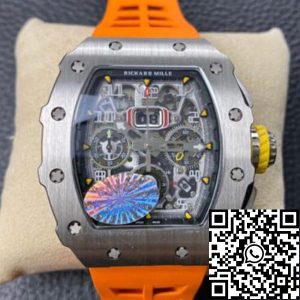 Replica Richard Mille RM11-03 1:1 Best Edition KV Factory Orange Strap