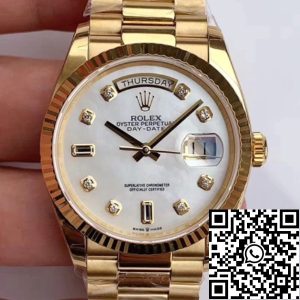 Replica Rolex Day Date M128238 1:1 Best Edition EW Factory Diamond Scale Swiss ETA3255