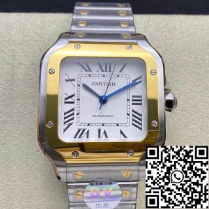 Replica Cartier De Santos W2SA0016 35MM 1:1 Best Edition BV Factory White Dial