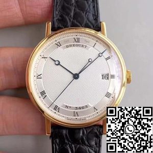Replica Breguet Classique 5177 MKS Factory 1:1 Best Edition Swiss ETA9015 White Dial Numeral Marker