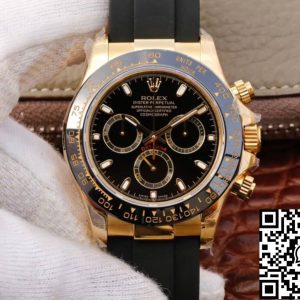 Replica Rolex Daytona Cosmograph M116518ln-0043 1:1 Best Edition JH Factory Black Dial